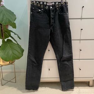 Agolde Riley Jean in Black